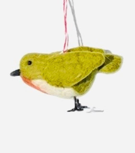 Giftsland – wholesale Prydnad – Filt handgjord prydnad, fågel 4 färg0