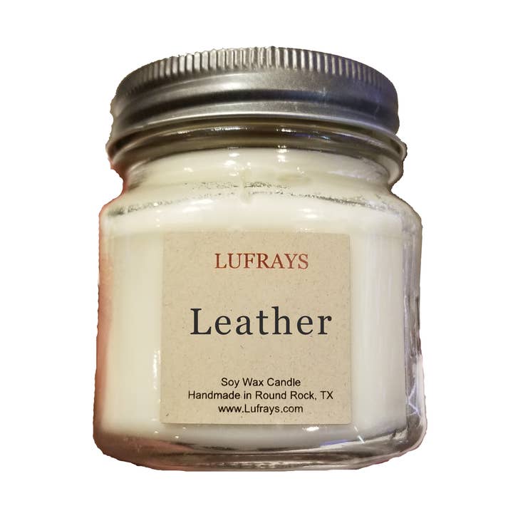 Bougies carrées en pot Mason de 8 oz pour la vente par Lufrays