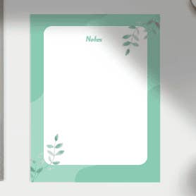 Green Leaf Notizblock 4,25 x 5,5 für den Großhandel von Shop LD