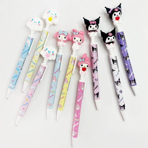 K-Wonderland – Großhandel Bleistift – Sanrio 3D-Figuren Kugelschreiber mit 0,5 mm Spitze6
