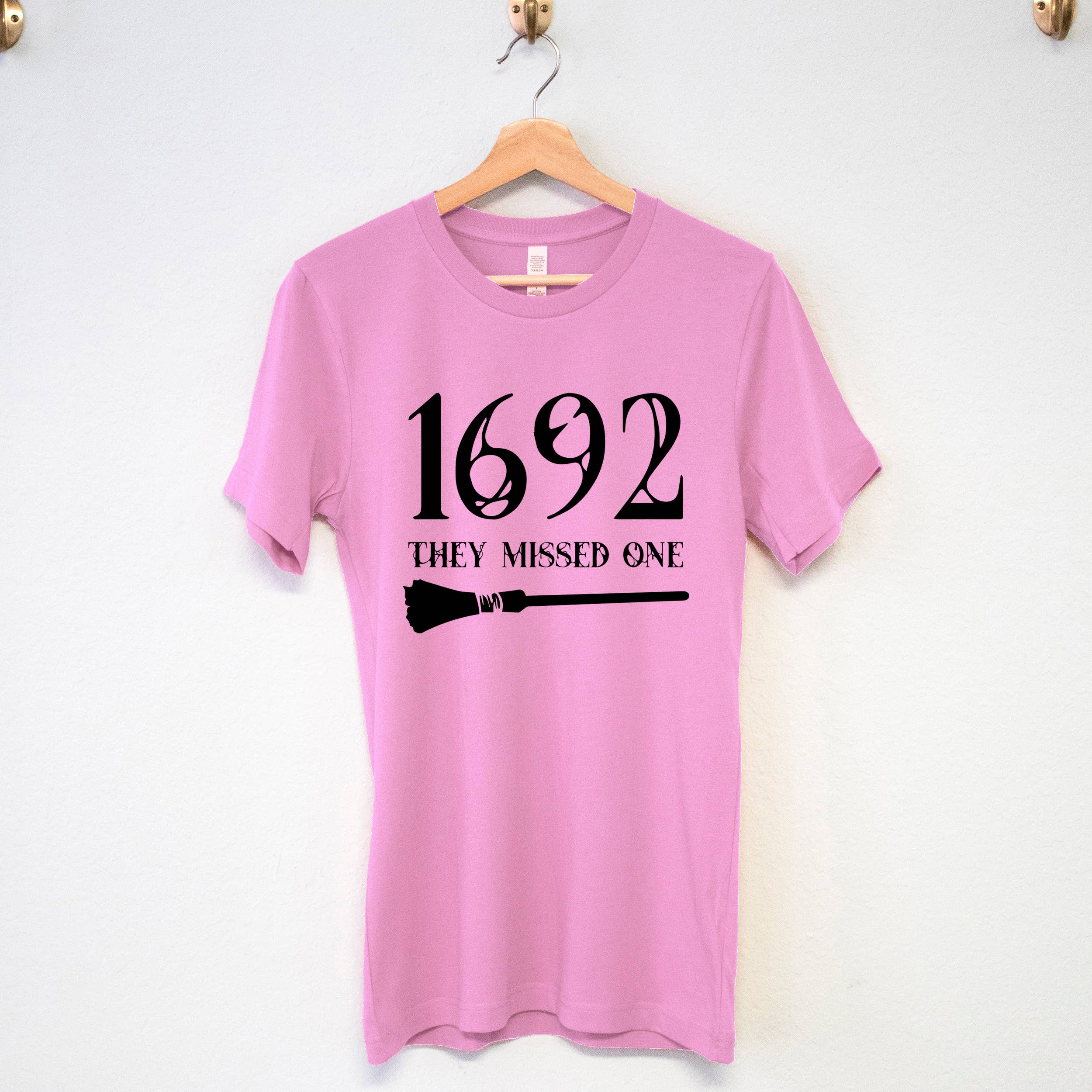 Nobullwoman Apparel - Wholesale Screen Printed T-Shirt - Women's - 1692 They Missed One Salem Witch Trial Halloween T-Shirt3