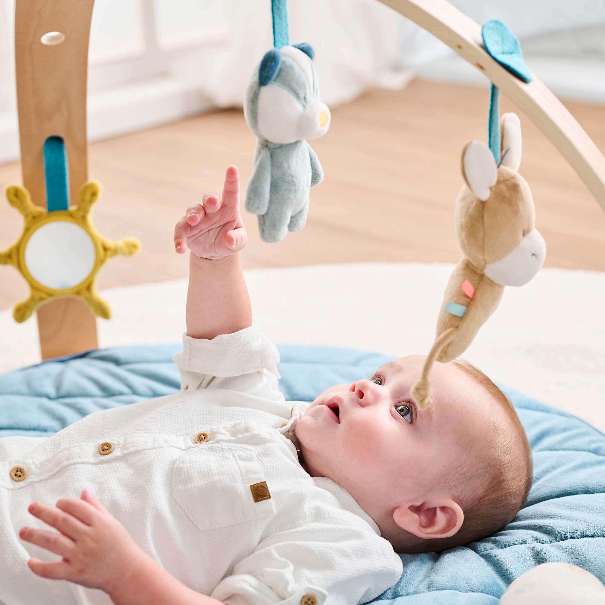 Hippychick – wholesale Play mat – Kids & baby – Nattou Felix and Leo - Playmat With Wooden Arch3