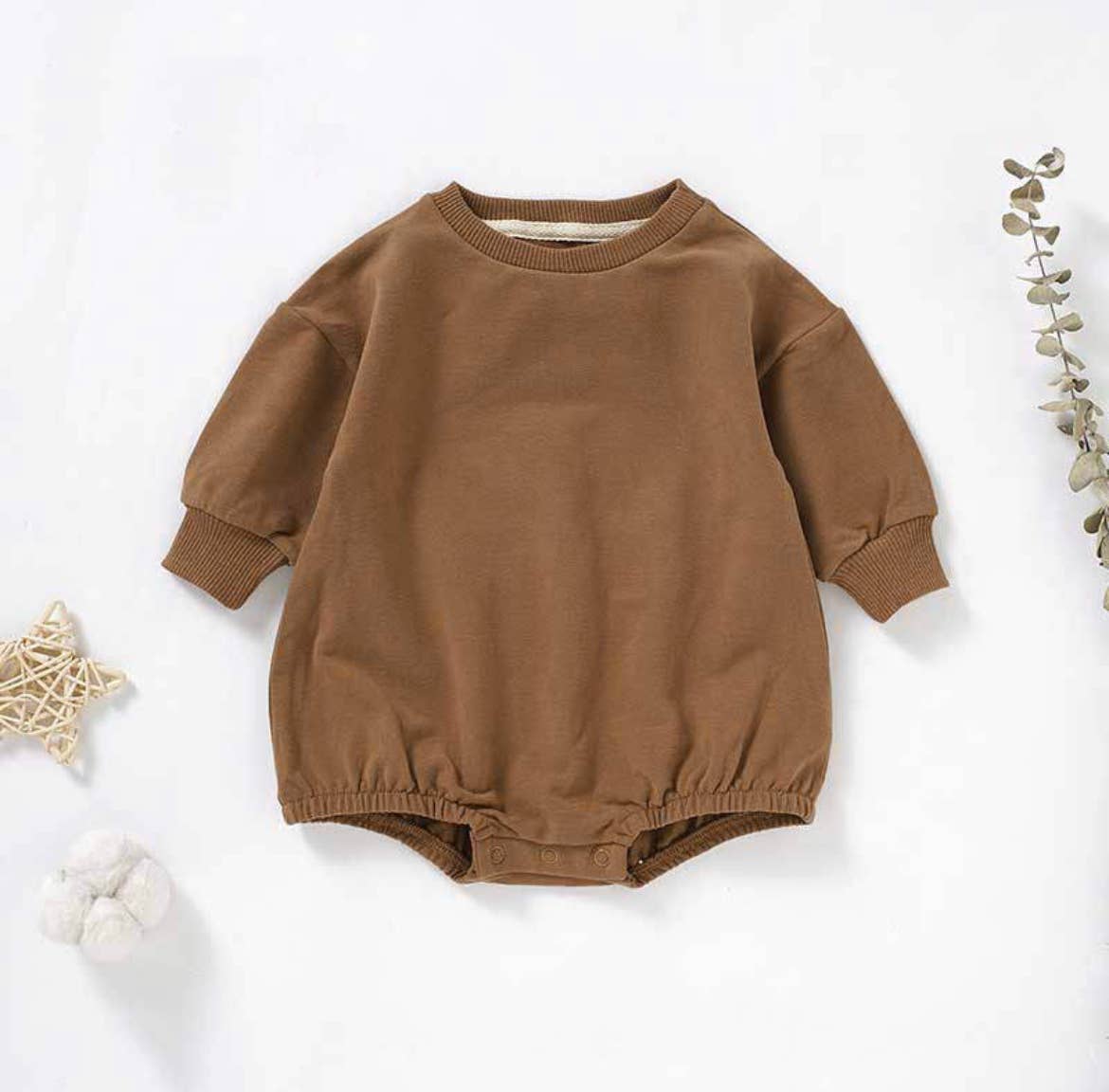 Boho + Babe - Wholesale Bodysuit (Non-Footed) - Baby - Sweater Bubble Sweater Romper 4