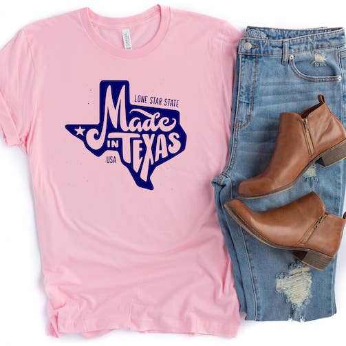 Fabriqué au Texas pour la vente par Avenue J