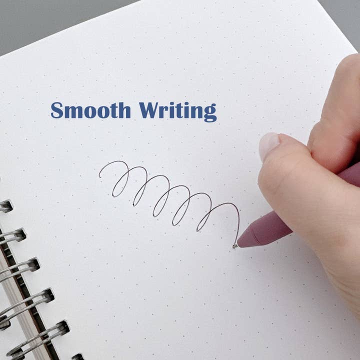 Wrapables.com - Wholesale Pen - Wrapables Retractable Black Ink Gel Pens, 0.5mm (Set of 6)25