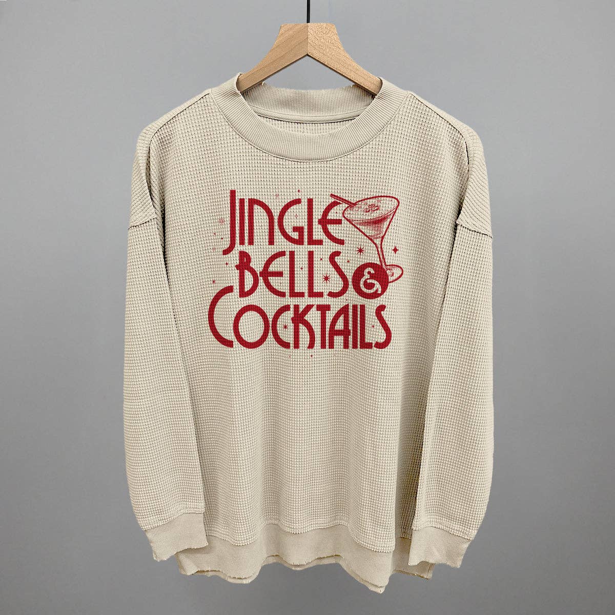 Ivy + Cloth - Wholesale Graphic Sweatshirt - Women's - Jingle Bells & Cocktails9