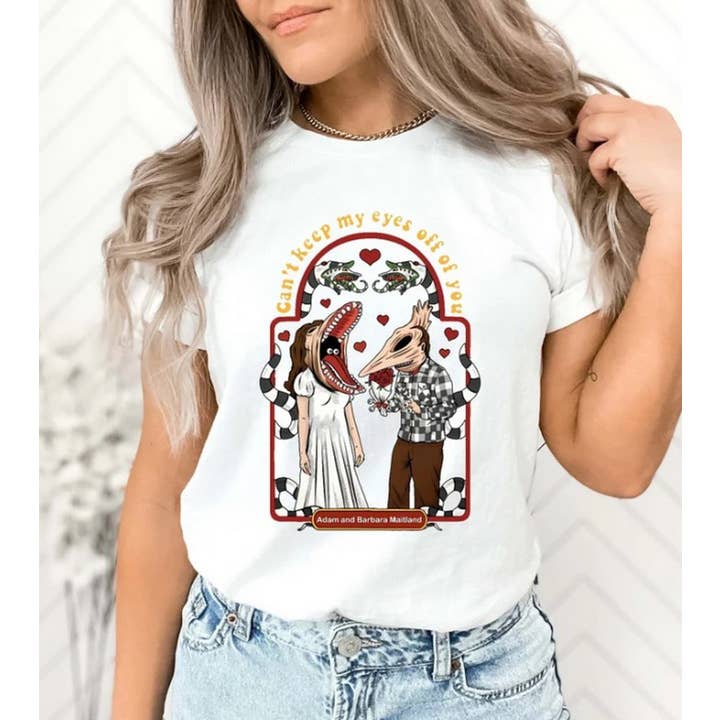 BeetleJuice Movie Characters Valentine Day Shirt, Adam And B for wholesale by Alaridesign