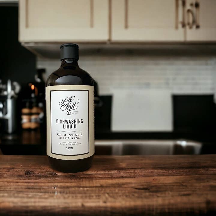 Lil'Bit Better - Wholesale Dish soap - May Chang & Clementine Dishwashing Liquid 500ml - Organic 2