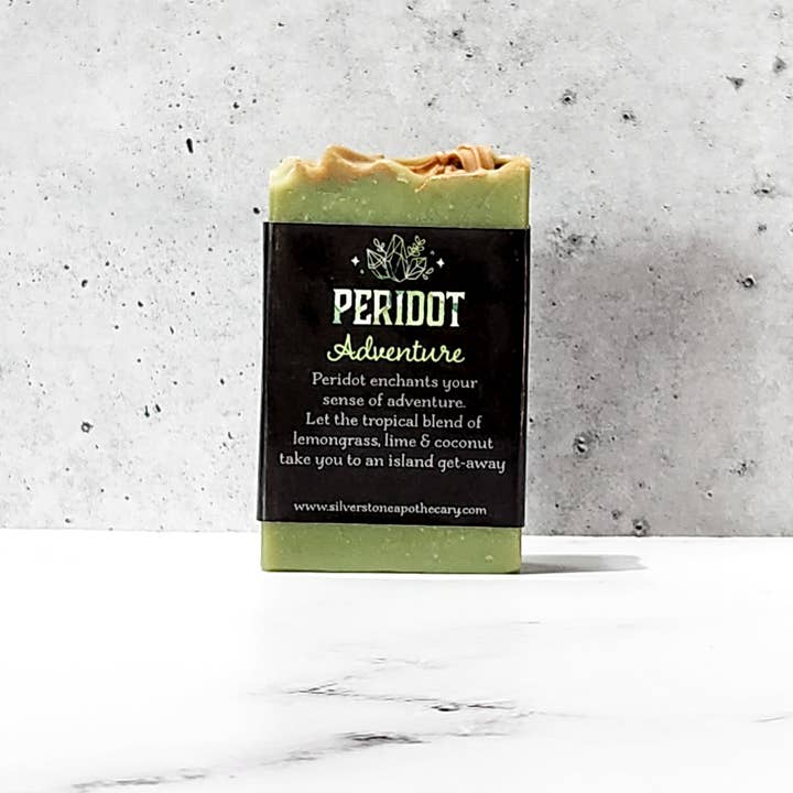 Silver Stone Apothecary - Wholesale Bar Soap - Peridot Hand and Body Soap
