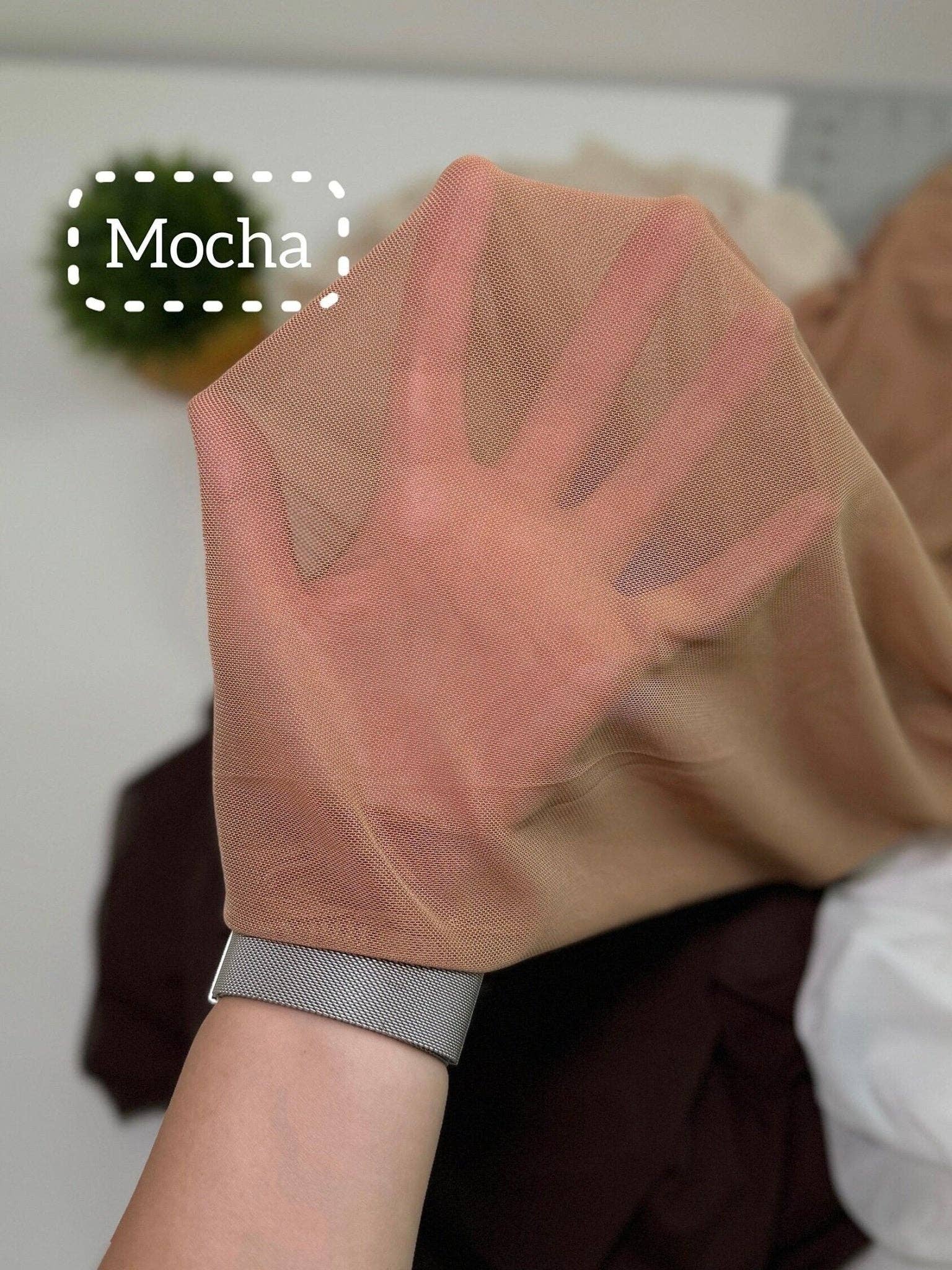 GalaTextile - Vendita all'ingrosso Tessuto - POWER MESH elasticizzato in 4 direzioni, nylon spandex a rete nuda, tessuto morbido e trasparente di alta qualità a prezzi accessibili, colori neutri9