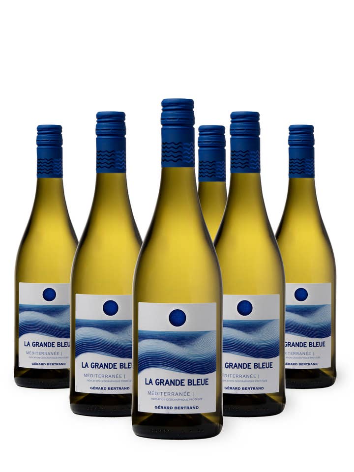 La Grande Bleue 2024 vitt ekologiskt vin Lot 6 Magnum 150cl för wholesale av Gérard Bertrand