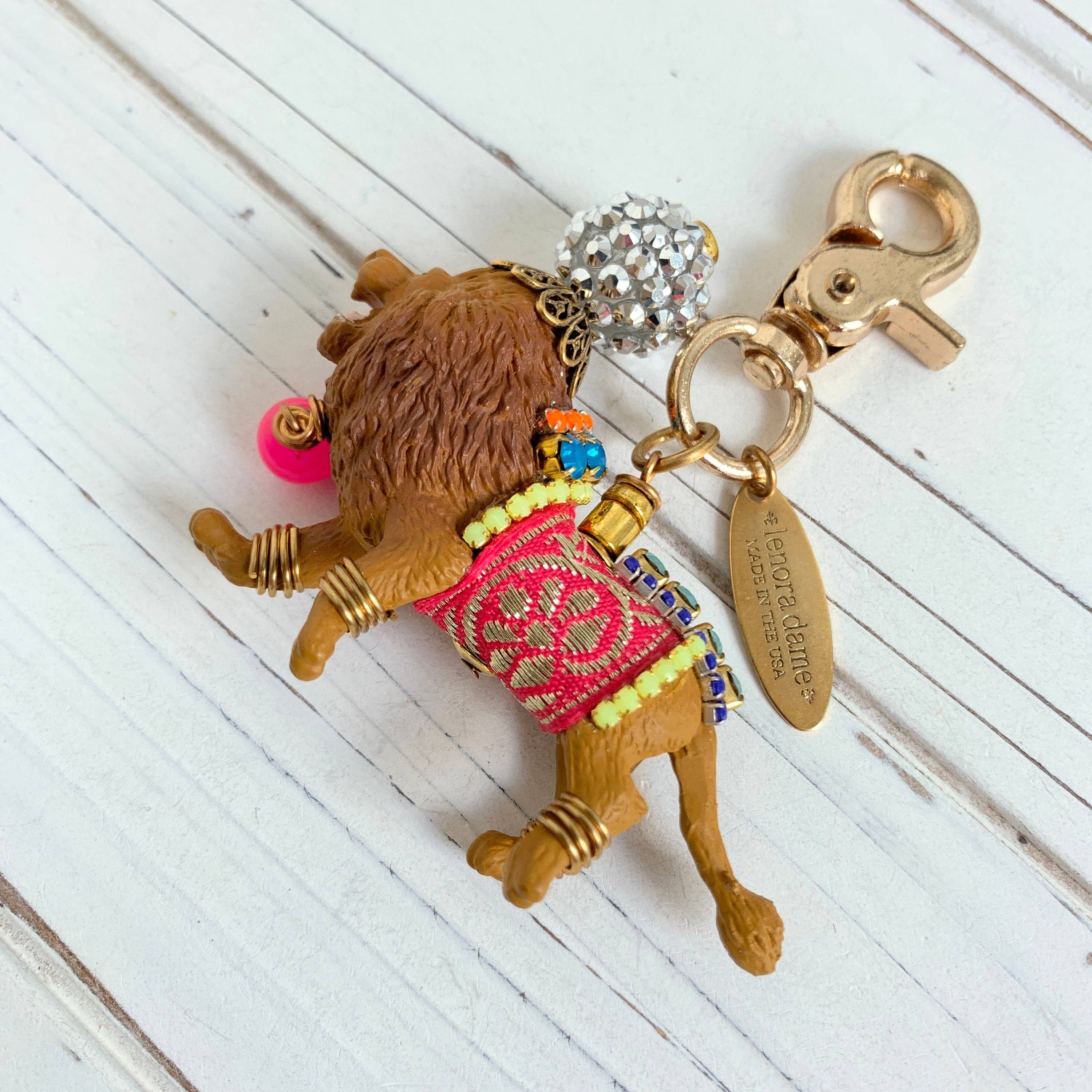 Lenora Dame - Wholesale Purse/Bag Accessory - Women's - Party Lion Bag Charm4