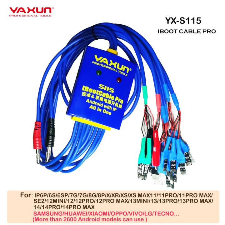 Mighty Wireless – wholesale Handy tool – YAXUN iBoot Cable Pro For iPh 6G..14 Pro Max And For Android1