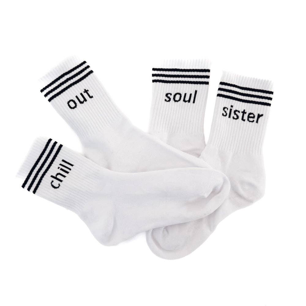Pretty Simple - Wholesale Socks - Women's - Word Up Stripe Socks3