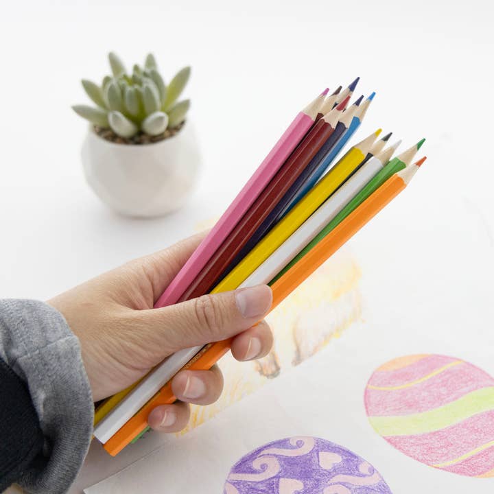 BAZIC Products - Wholesale Colored Pencil - Wood 12 Colored Pencils4