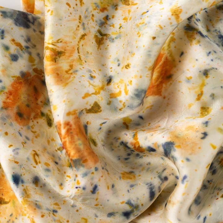 DYE KWEEN - Wholesale Bedding Pillowcase/Sham - Floral Botanically Dyed Silk Pillowcase8