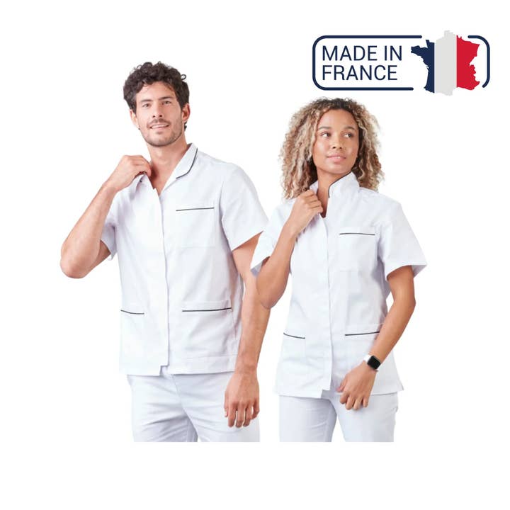 My Podologie - Wholesale Button Down Shirt - Unisex - Artemis - Short Sleeve Blouse - Unisex - 73 cm - Phirejo