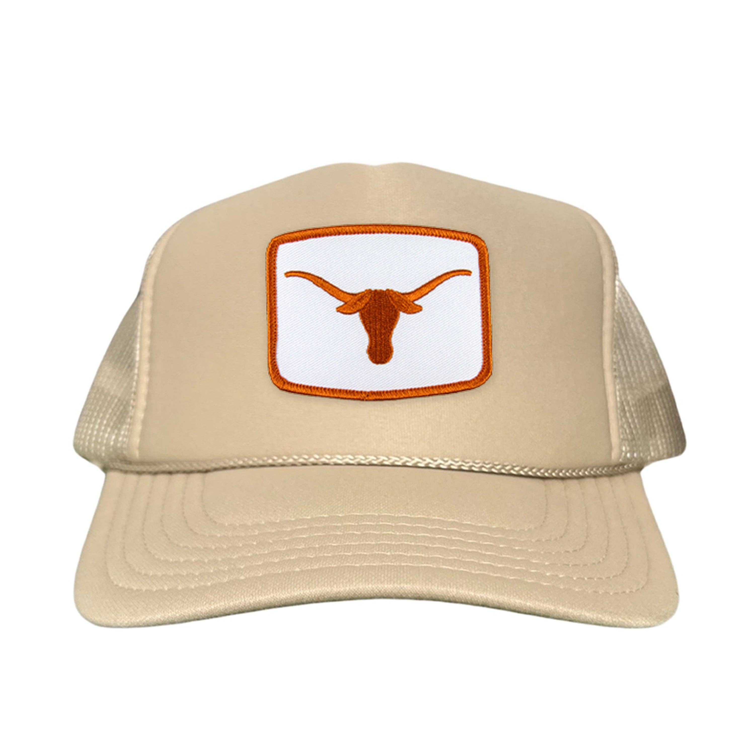 Last Stand Hats, LLC - Wholesale Trucker Hat - Unisex - Texas Longhorns Square Longhorn / Hats / 148 / UT9103 / MM36