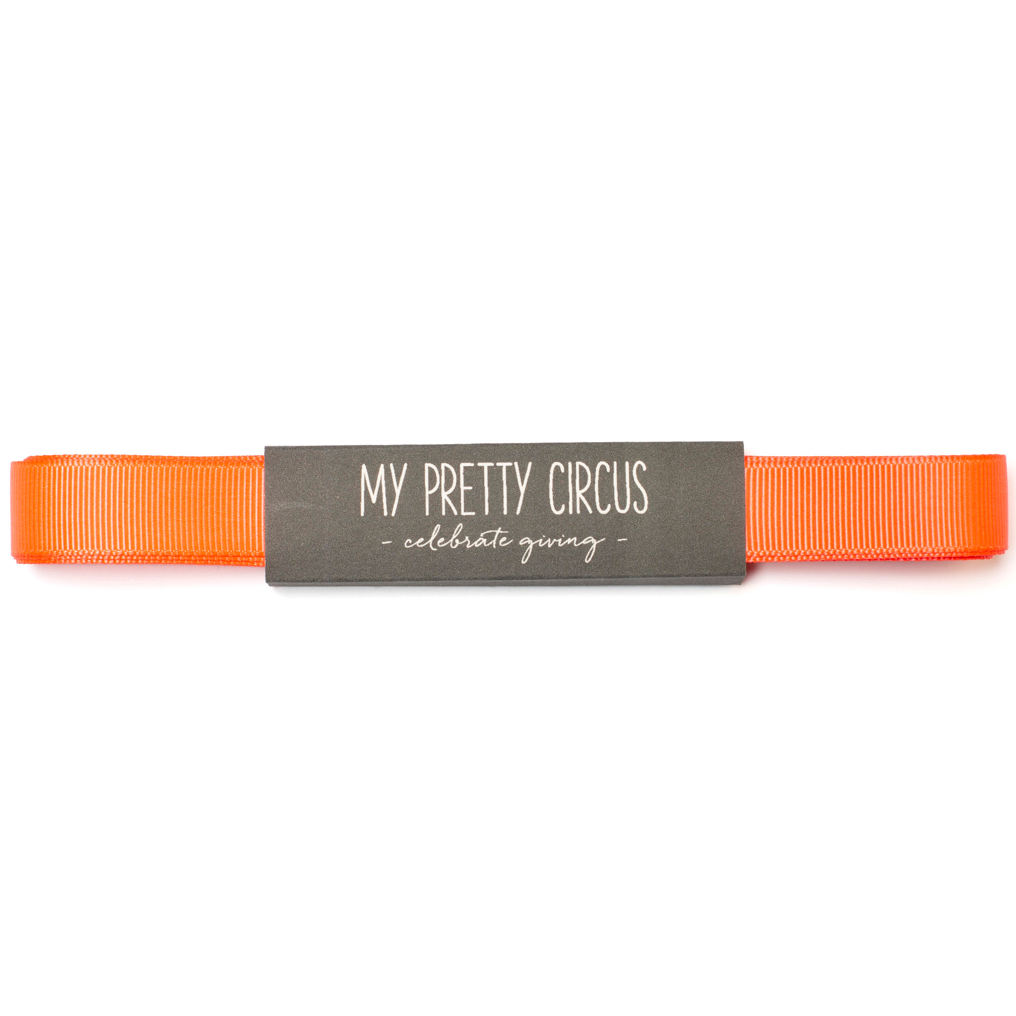 My Pretty Circus - Wholesale Ribbon - Gift Wrapping - Neon orange gift ribbon, neon ribbon, easy to tie1