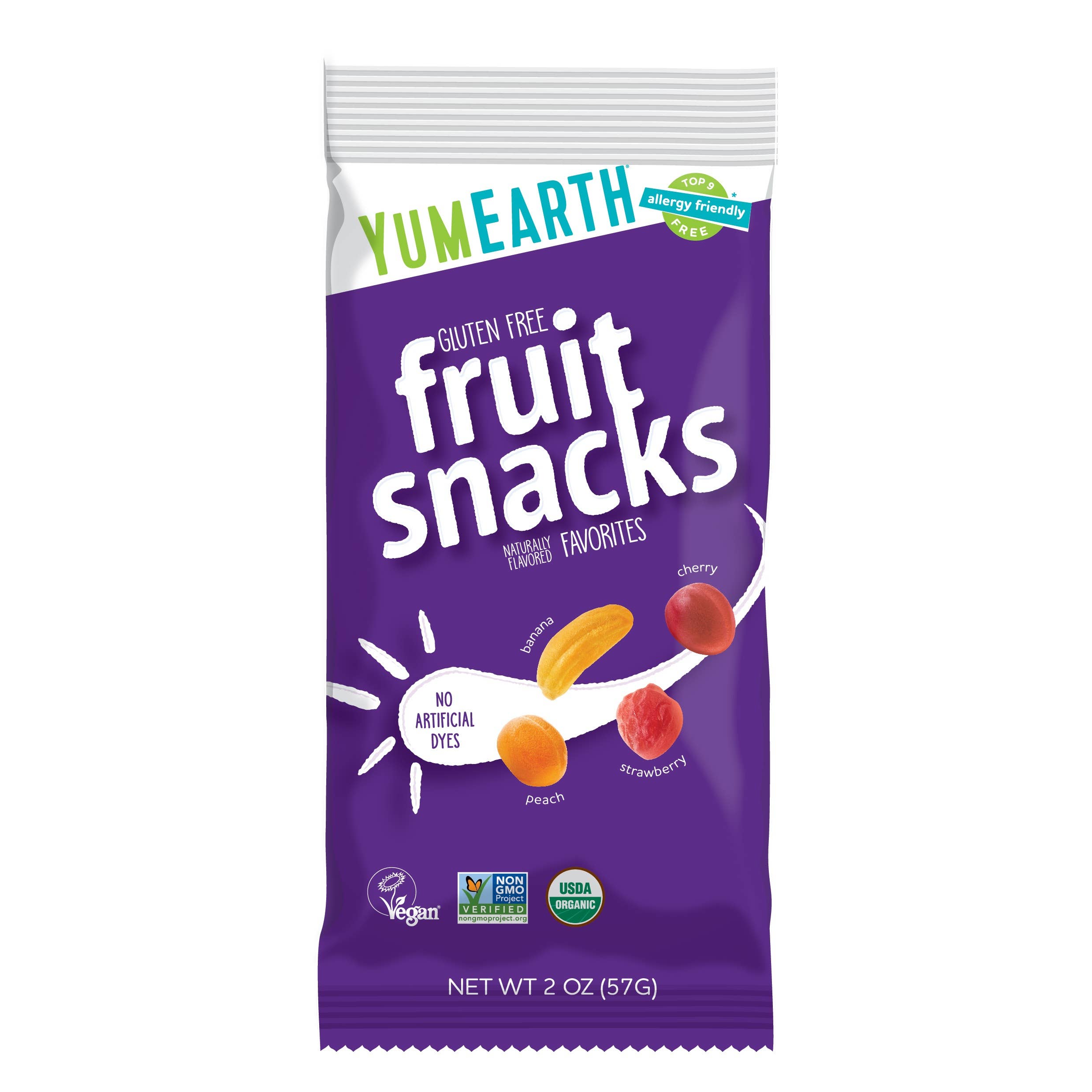Grandpa Joe's Candy Shop - Wholesale Gummy - YumEarth Organic Fruit Snacks 2oz, 12ct1