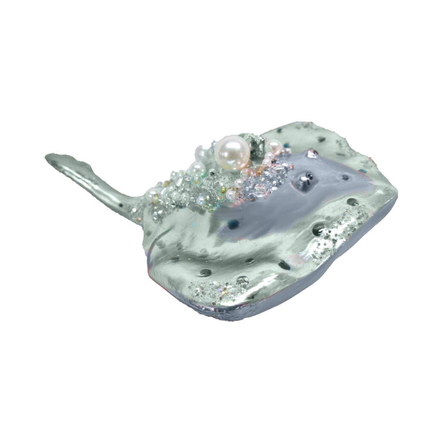 December Diamonds - Wholesale Ornament - Seafoam Stingray Orn0