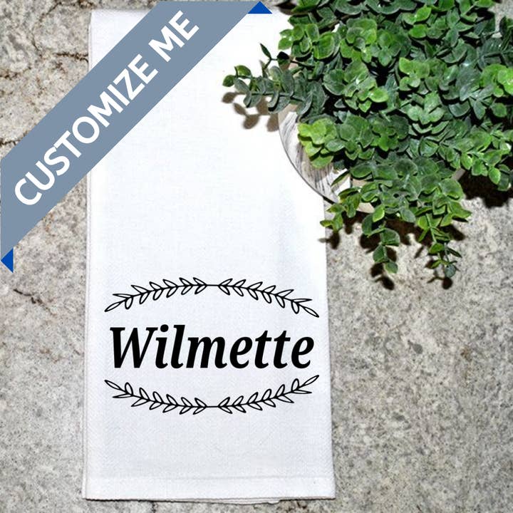Design Laurel, personnalisable avec le nom de la ville pour la vente par Geez Louise Goods