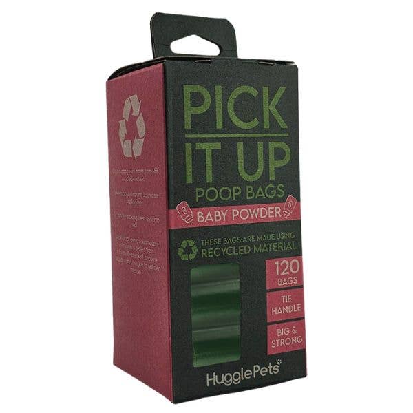 HugglePets – wholesale Pet poo bag – HugglePets Pick It Up Baby Powder Dog Poop Bags1