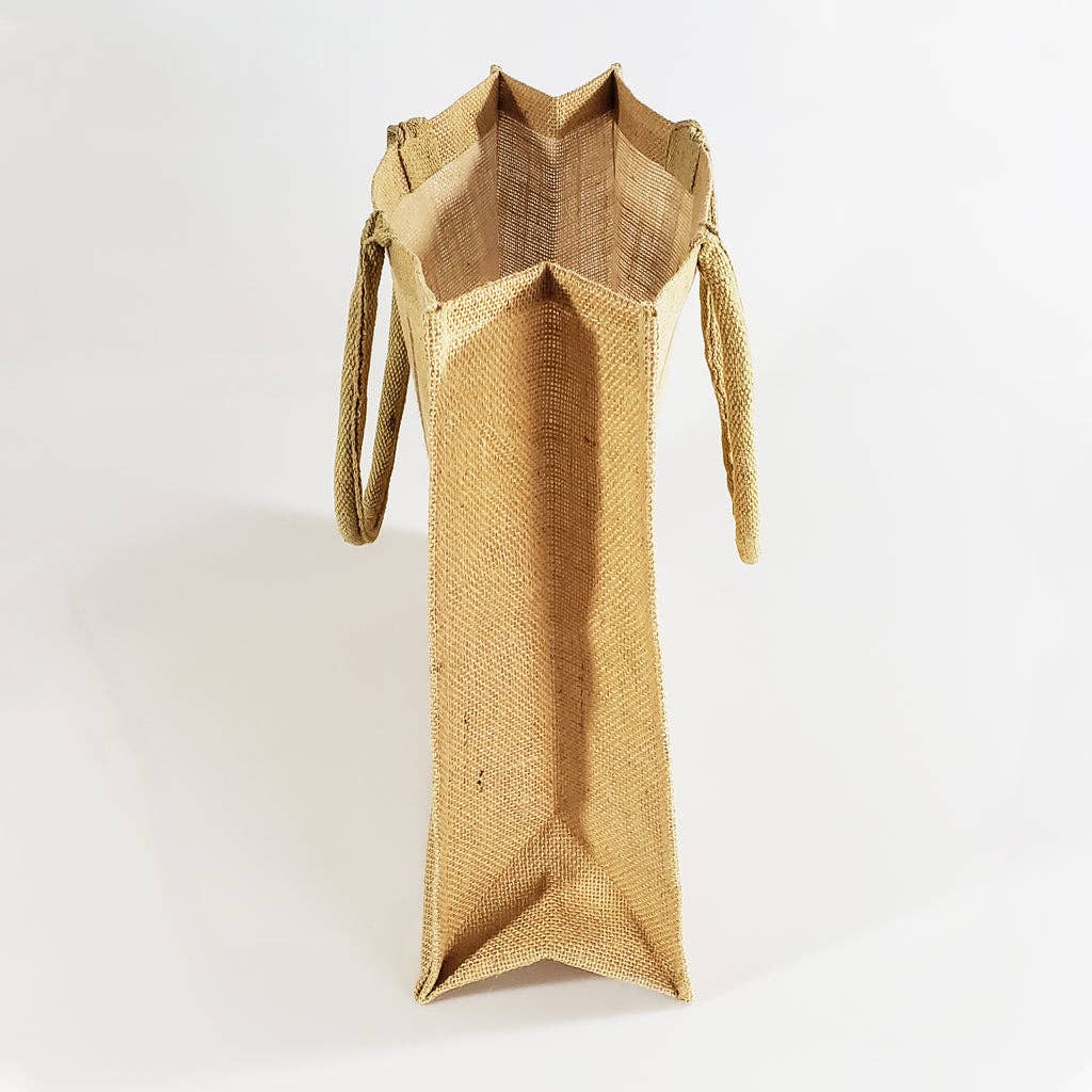 TBF – Sacola - Unissexo por atacado – TBF - Sacola Quadrada de Juta com Fundo Profundo - TJ8891