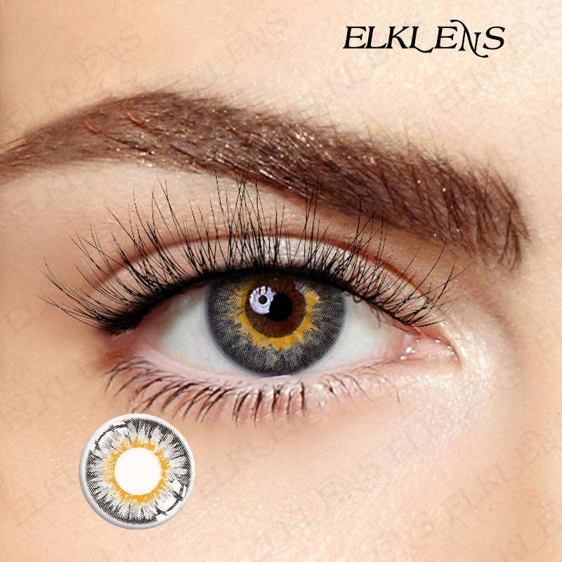 ELKLENS – wholesale Kontaktlinser – ELKLENS Pulvergrå färgade kontaktlinser2