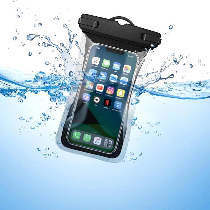 BARSUPPLY - Wholesale Phone Case - Unisex - 2-Pack Floatable Water Proof iPhone Phone Pouch (Patented Air Chamber) Floating Waterproof Dry Bag - Summer Accessories for Beach, Boating (fits iPhone 13, 14 Pro Max and Samsung s22, s23 Ultra)