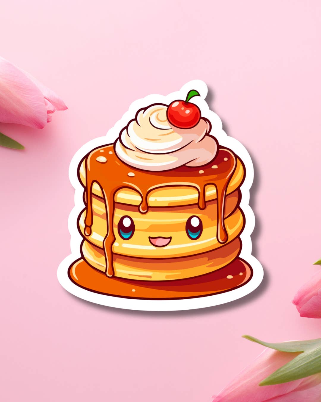 Hikaru Tara Art Arst & Craft Gift Shop - Wholesale Sticker - Caramel Pancake Vinyl Sticker