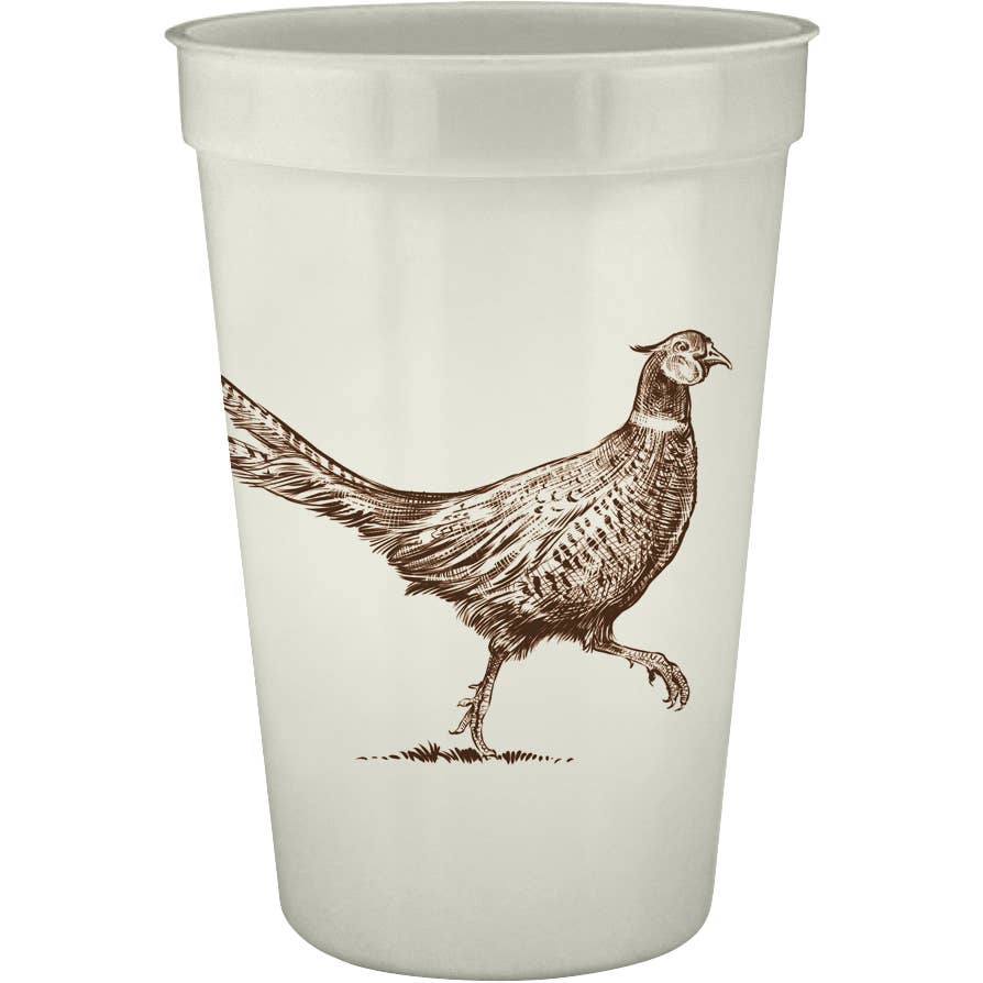 Pheasant Strut 16oz Pearlized Cups for wholesale by Alexa Pulitzer