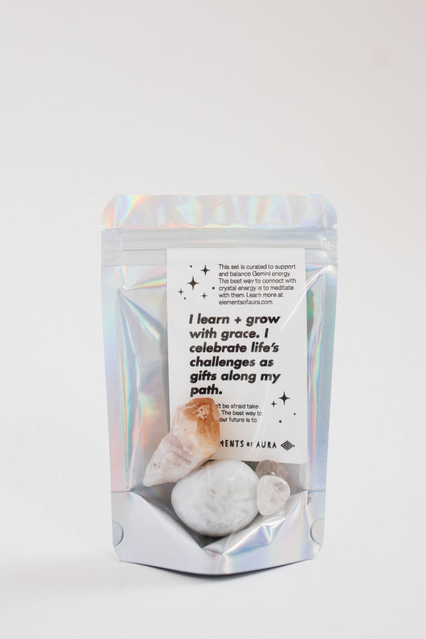 Elements of Aura - Wholesale Spiritual Stone/Crystal - Gemini Zodiac Crystal Set1