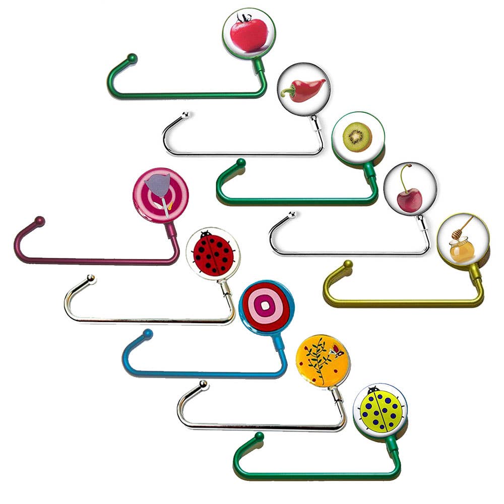 Miss Kha - Wholesale Handtas haak/hanger - Dames - Set van 30 standaard gekleurde tashangers2