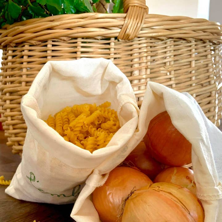 L'embeillage - Wholesale Grocery/Shopping Bag - Sac à vrac en Coton Bio (lot de 2)3