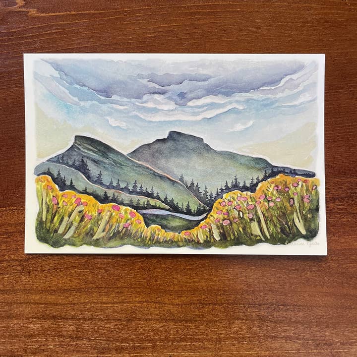 Postal de la Garganta de Linville en primavera para venta al por mayor de Kat Ryalls