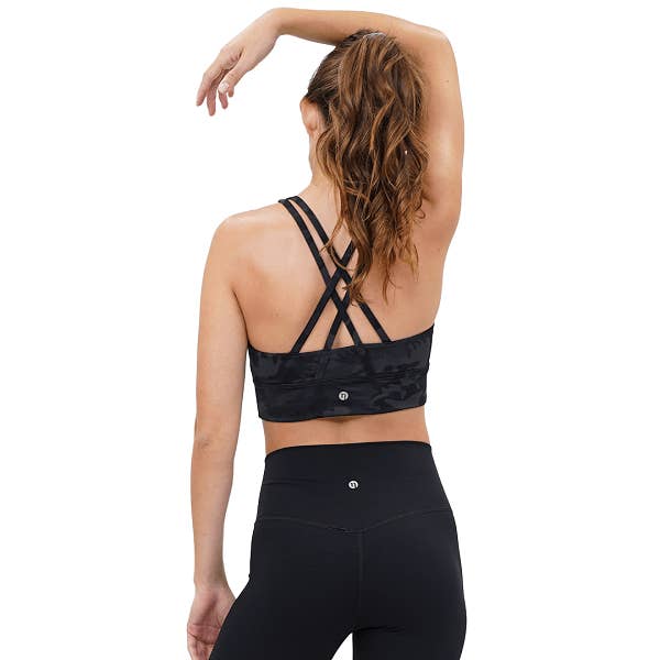 Noori Apparel Inc. – Sutiã desportivo - Mulher por atacado – Sutiã esportivo tático Camo1