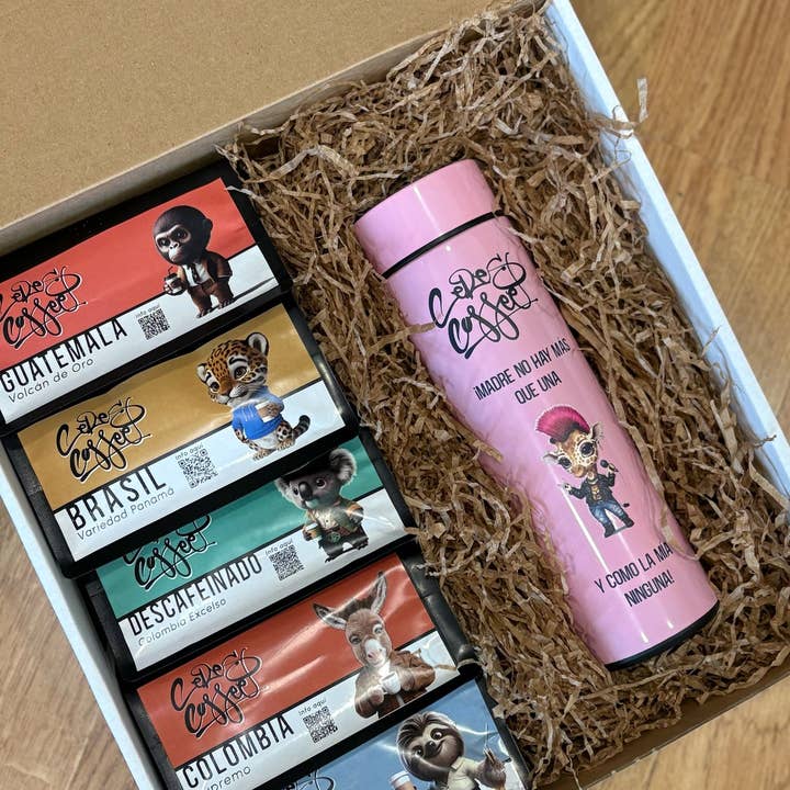 Oprindelsespakke – Specialkaffe + Digital termokande 500 ml for engroshandel hos Ceres Coffee