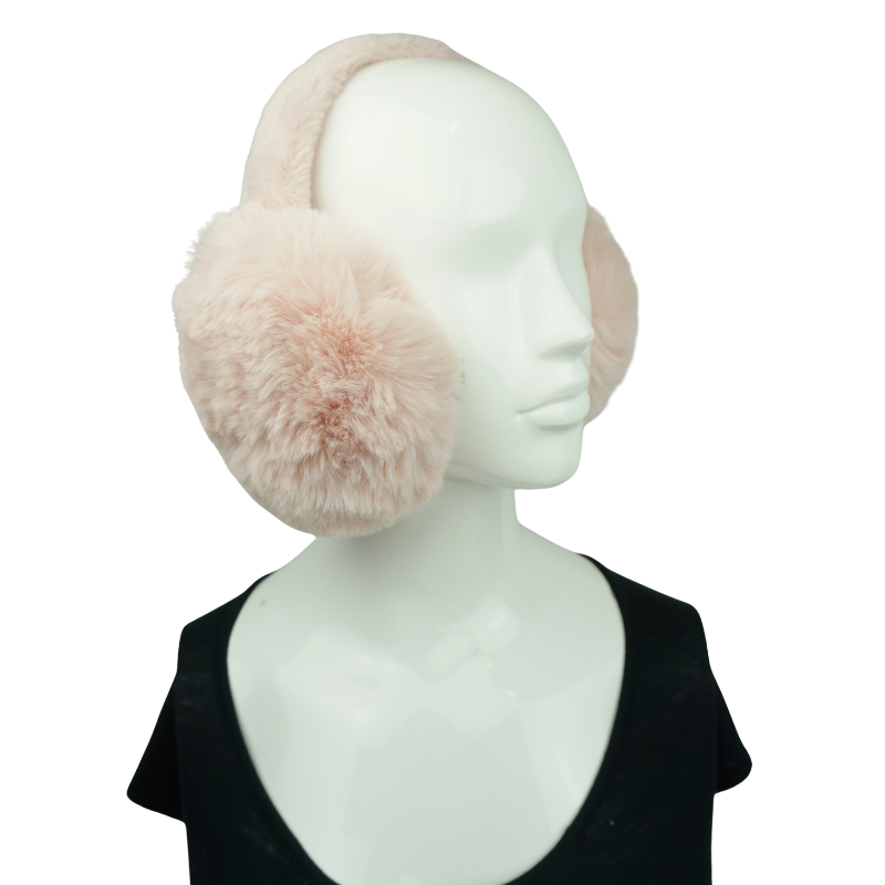 Anais – wholesale Öronvärmare - Dam – Enfärgad öronmuff i fuskpäls JC-032