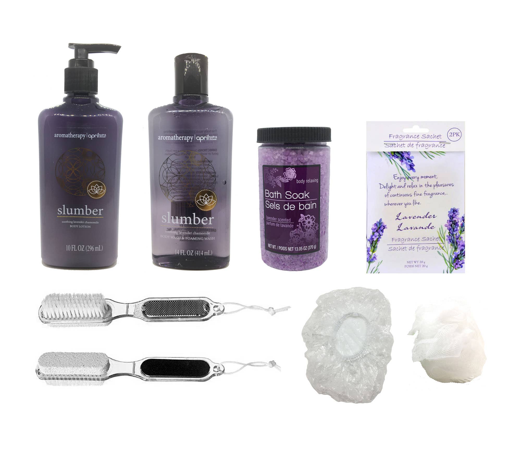 Dangles Bangles More Co - Wholesale Bath & Body Set - April Bath and Shower Slumber Men's Spa Kit1