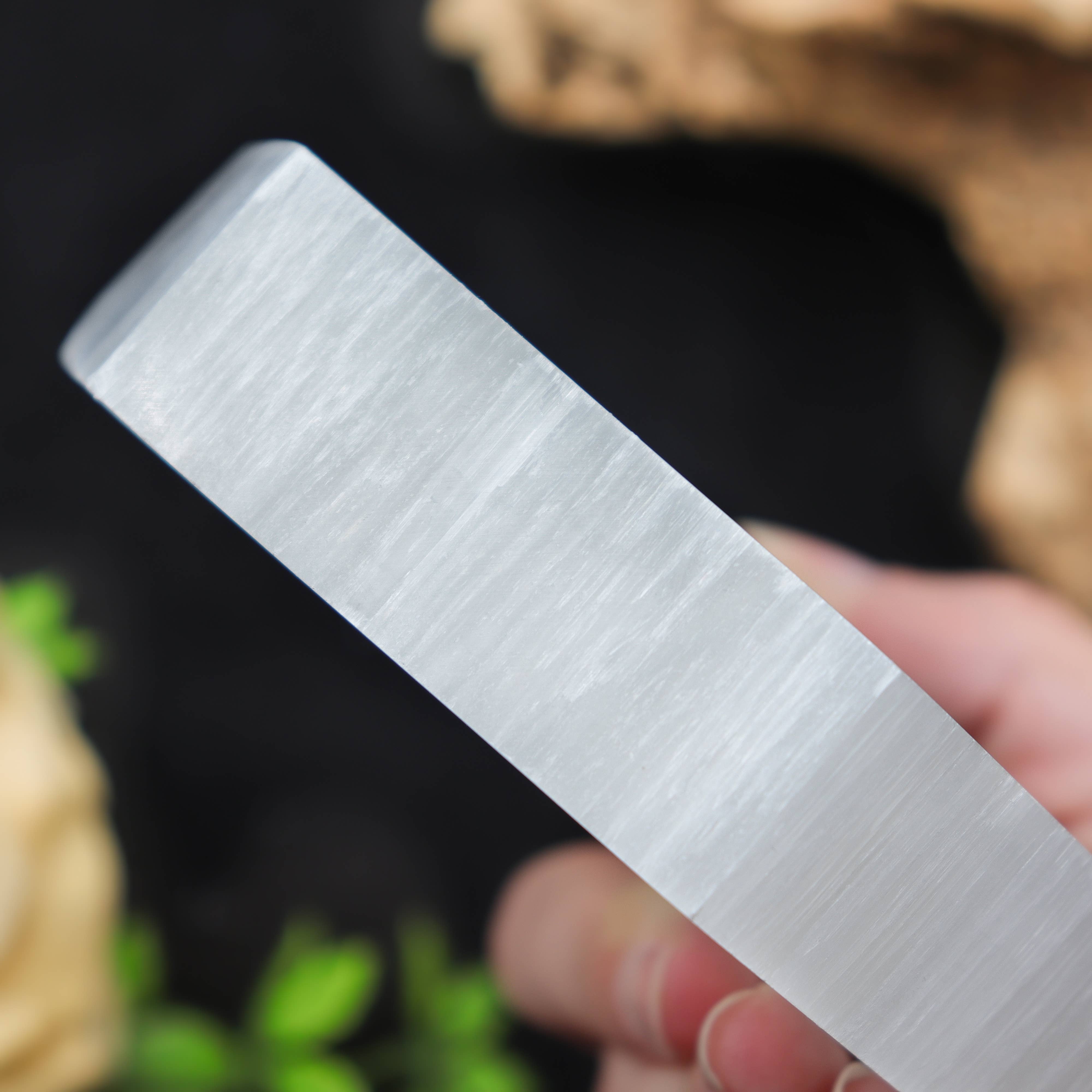 Natures Artifacts Inc - Wholesale Crystal Charging Plate - Selenite Hexagon Crystal Charging Plate | Moroccan Selenite5