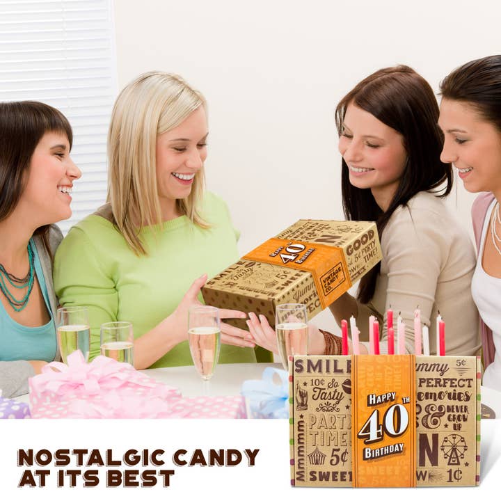 Vintage Candy, LLC - Wholesale Gummy - 40th Birthday Retro Candy Gift