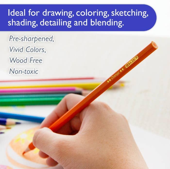 USA HomeMax – wholesale Crayons – Child & baby – 12 Colored Pencils3