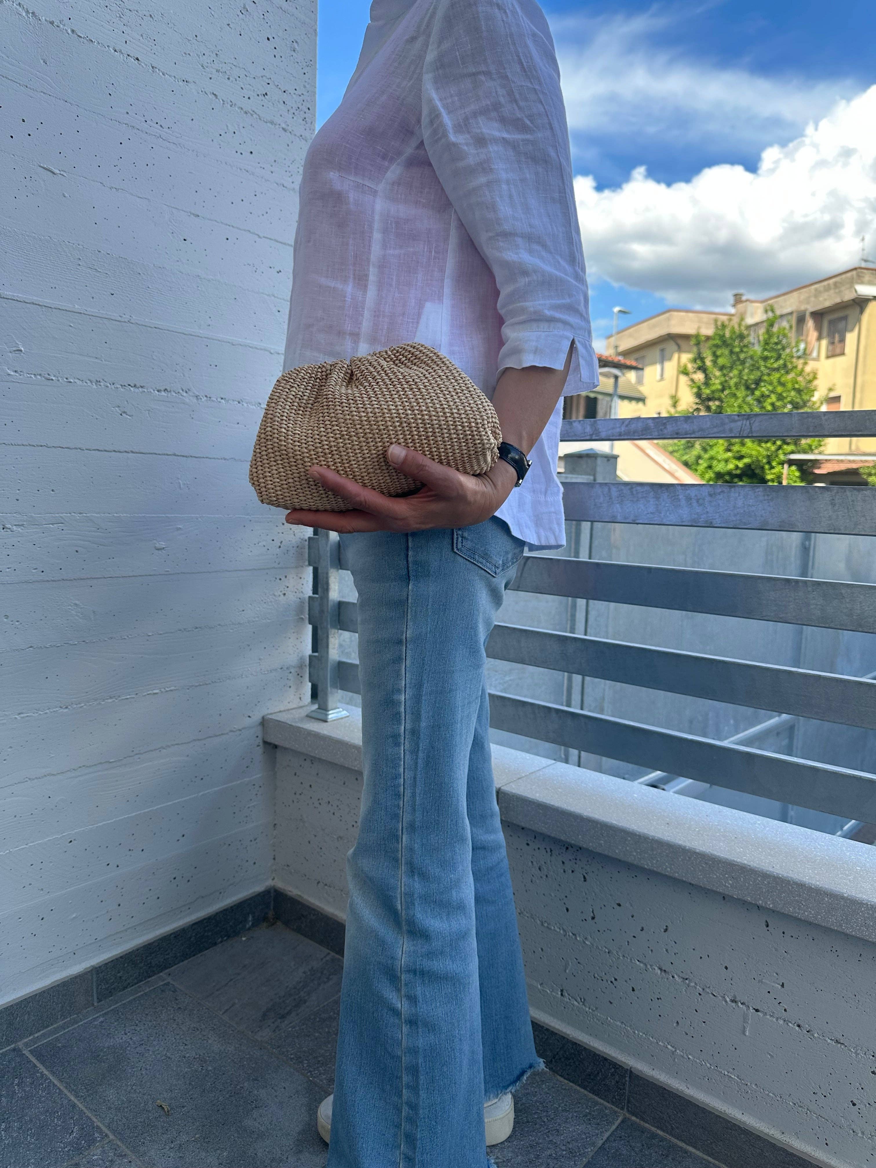 Zhade - Wholesale Top Handle Bag - Women's - TWINS raffia9