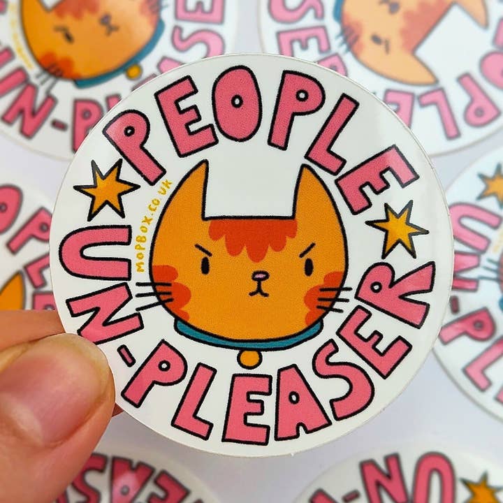 People Un-pleaser Grumpy Cat Sticker for wholesale by Mopbox
