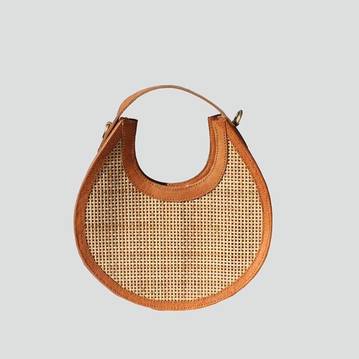 STREET LEVEL - Wholesale Crossbody Bag - Women's - Ajeng Rattan Crossbody
