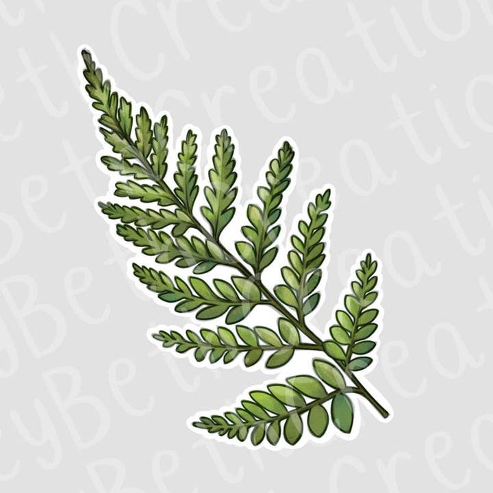 Fern Sticker | Botanical Sticker | Waterproof Sticker for wholesale by CarleyBethCreations