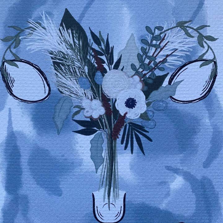 Jessi's Messes - Wholesale Art Print - Uterus Art Print2