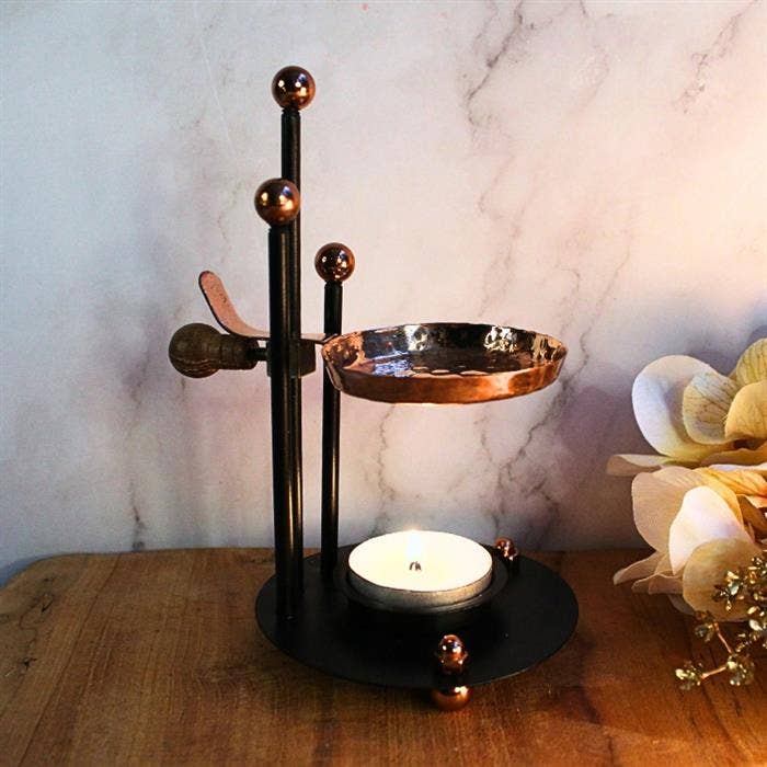 Green Tree - Wholesale Fragrance Warmer - Incense Burner With Copper Pan2