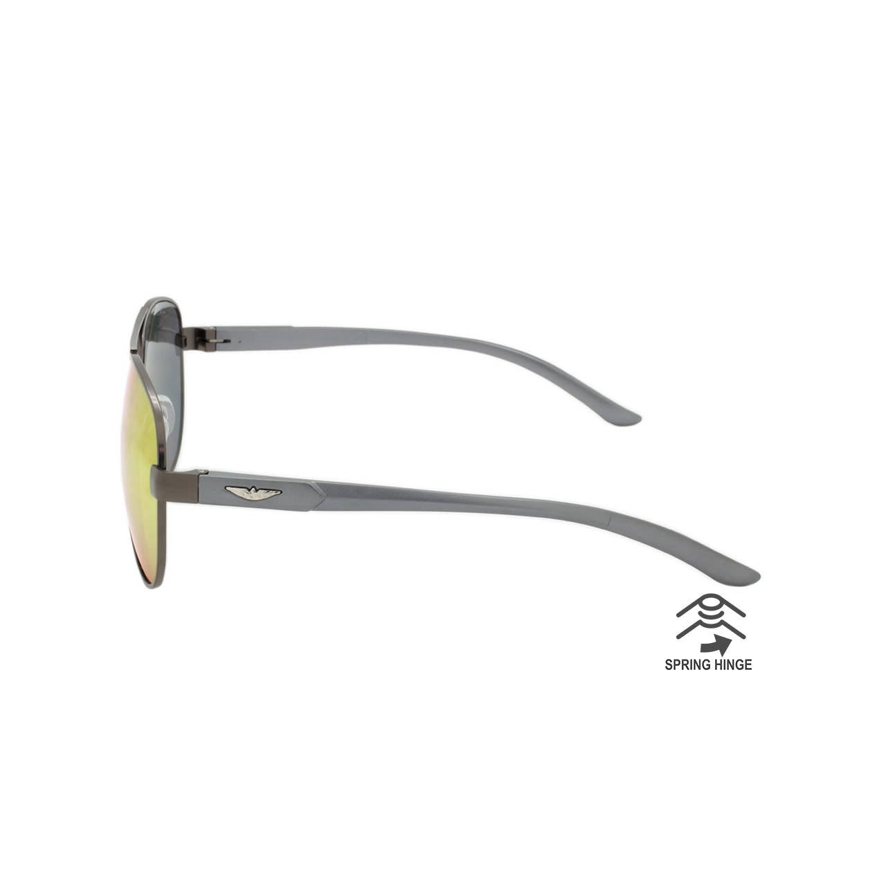 Shark Eyes, Inc – Engroshandel Solbriller - Herre – Aviator solbriller Herre Briller New Color Mirror Assorted10